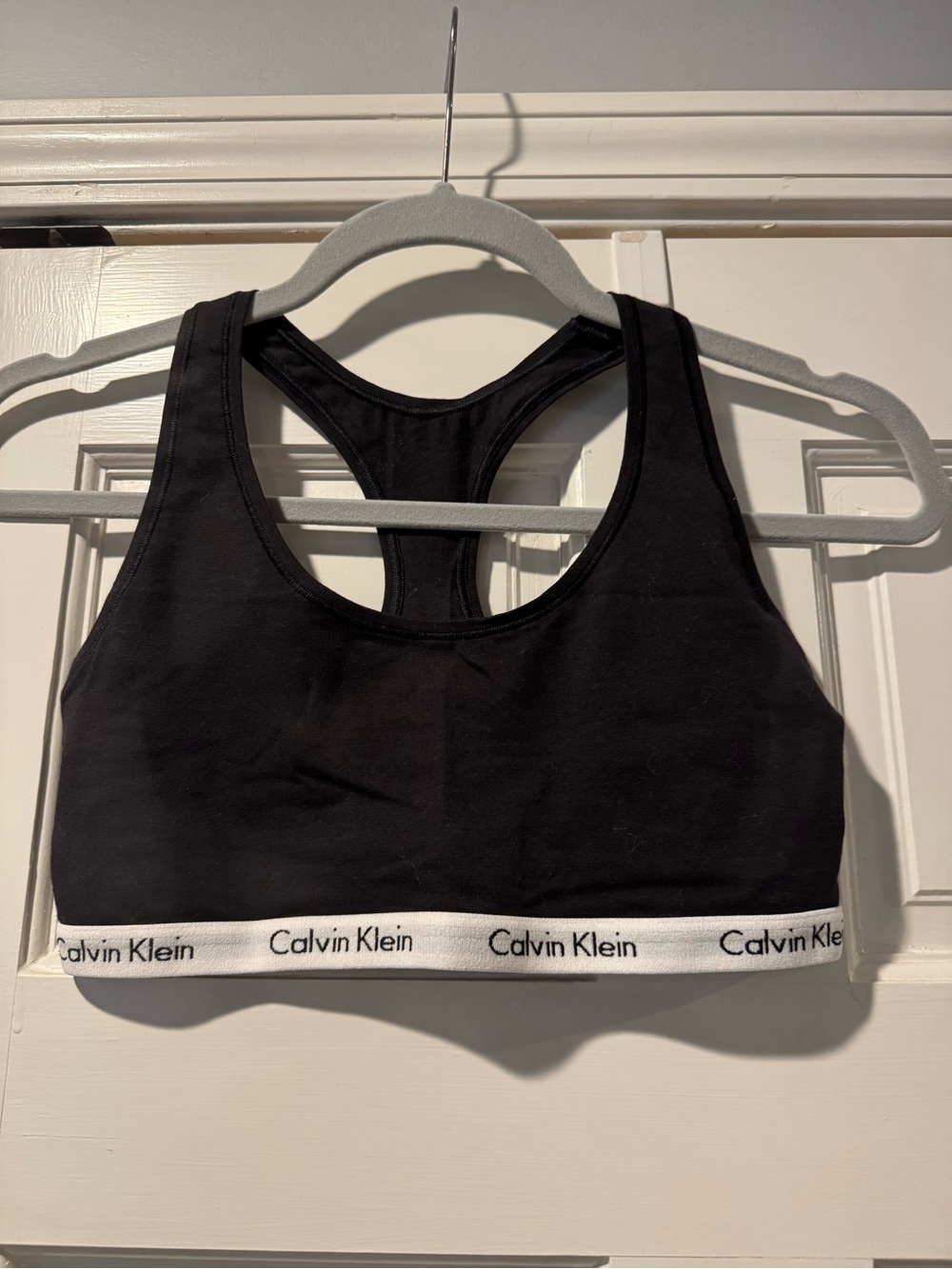 Calvin Klein Black Racerback Sports Bralette